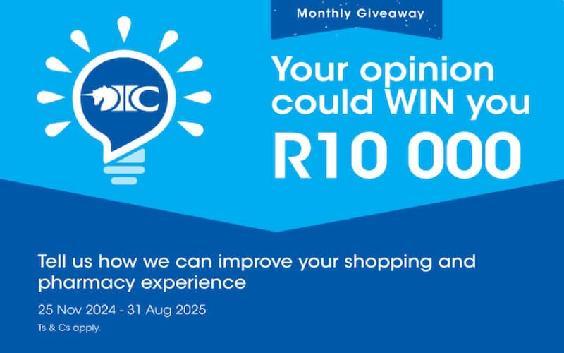 Money & Finance Online Competitions South Africa: Win R10 000 Clicks Cashback Rewards. Hosted by Clicks.