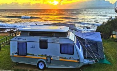 Travel & Vacations Online Competitions South Africa: Win a 7-Night Camping Experience for a Family of 5 at Scottburgh Caravan Park. Hosted by Giving More.