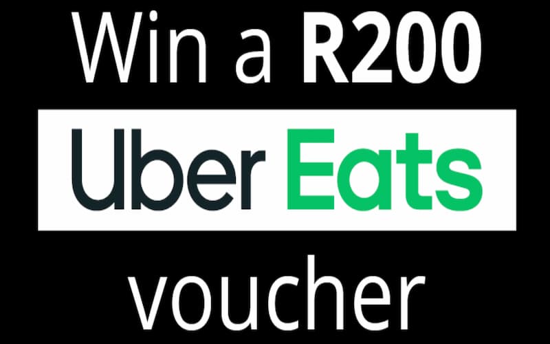 Gift Cards & Vouchers Online Giveaways South Africa: Win a R200 Uber Eats Voucher. Hosted by Consumer Rewards.