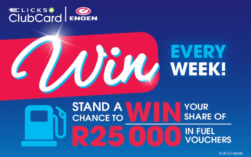 Gift Cards & Vouchers Online Competitions South Africa: Win R5000 Engen 1 App Fuel Vouchers or a Toyota Cross. Hosted by Clicks.
