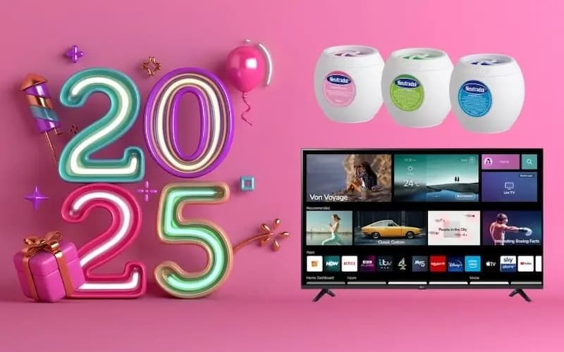Electronics & Gadgets Online Competitions UK: Win a LG 43" Full HD Smart LED TV and Neutradol Gel Orbs Bundle. Hosted by Woman Magazine.