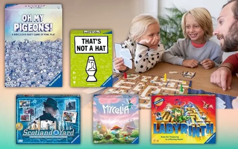 Games Online Competitions UK: Win a Ravensburger Family Games Bundle worth £135. Hosted by Woman Magazine.