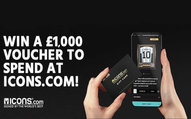 Gift Cards & Vouchers Online Giveaways UK: Win a £1000 voucher to spend at icons.com. Hosted by ITV.