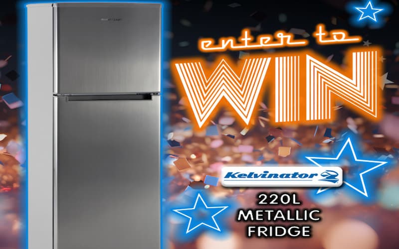 Appliances & Furniture Online Competitions South Africa: Win a Kelvinator 220L Metallic Fridge. Hosted by Best Electric.