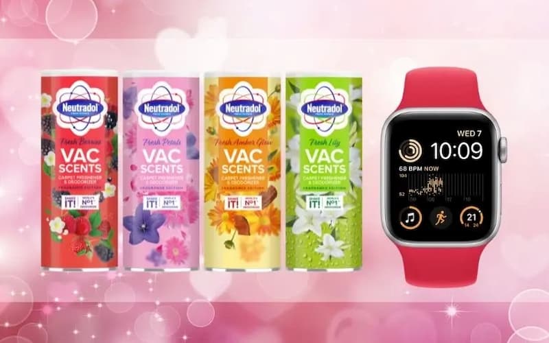 Electronics & Gadgets Online Giveaways UK: Win an Apple Watch SE and Neutradol Carpet Deodorizers bundle. Hosted by Woman Magazine.