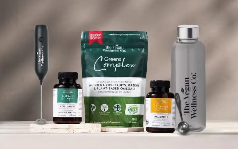 Health & Wellness Online Giveaways UK: Win Ultimate Wellness Bundles from The Vegan Wellness Co. Hosted by Womens Health Mag.