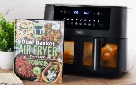 Appliances & Furniture Online Giveaways UK: Win a Tower T17104 Dual Basket Air Fryer & Recipe Book Combo. Hosted by Woman Magazine.