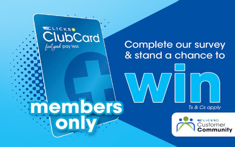 Money & Finance Online Giveaways South Africa: Win R250 Clicks Cashback Rewards. Hosted by Clicks.