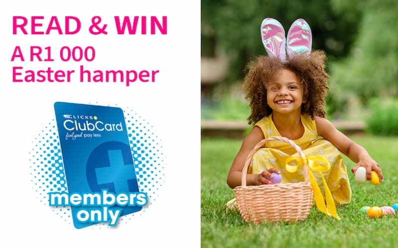 Money & Finance Online Giveaways South Africa: Win a Luxurious Easter Hamper. Hosted by Clicks.