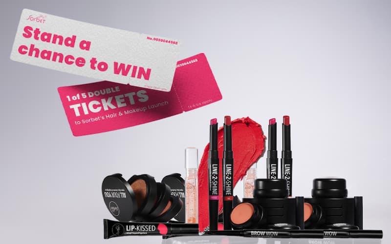 Beauty & Cosmetics Online Giveaways South Africa: Win an exclusive invite to the Sorbet Hair and Makeup Launch event with a plus one and a Sorbet goodie bag worth R1000. Hosted by Clicks.