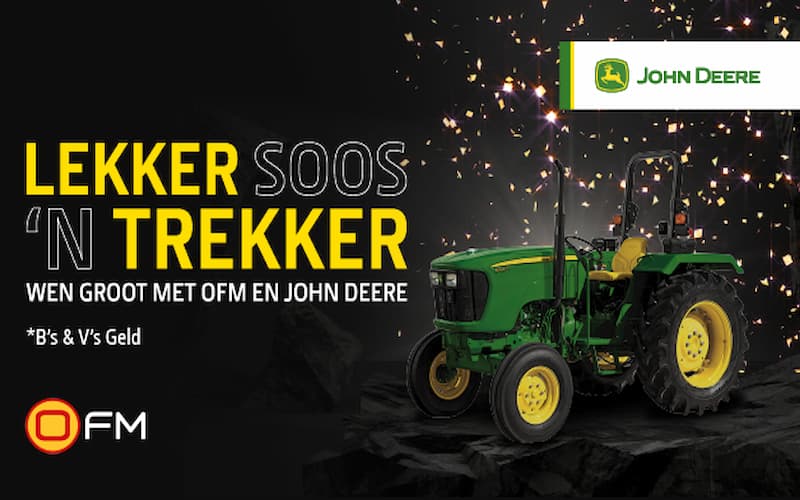 Automotive Online Giveaways South Africa: Win a John Deere 5045D tractor. Hosted by OFM.
